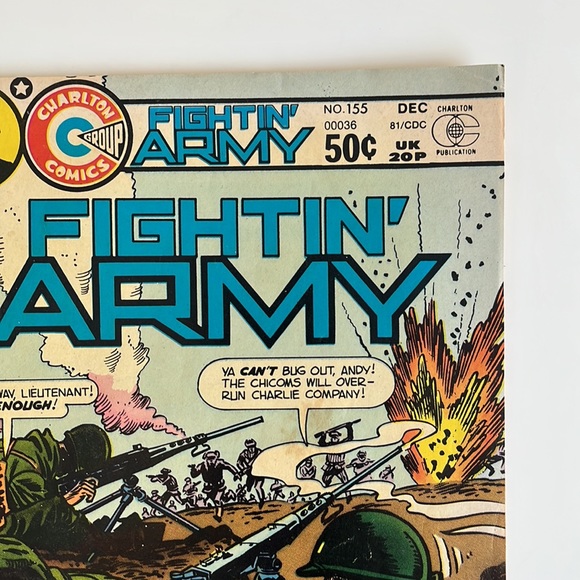 Fightin' Army #128 (1977) #155 (1981) Charlton Comics 1977 Lot of 2 Comics UC - Picture 9 of 12